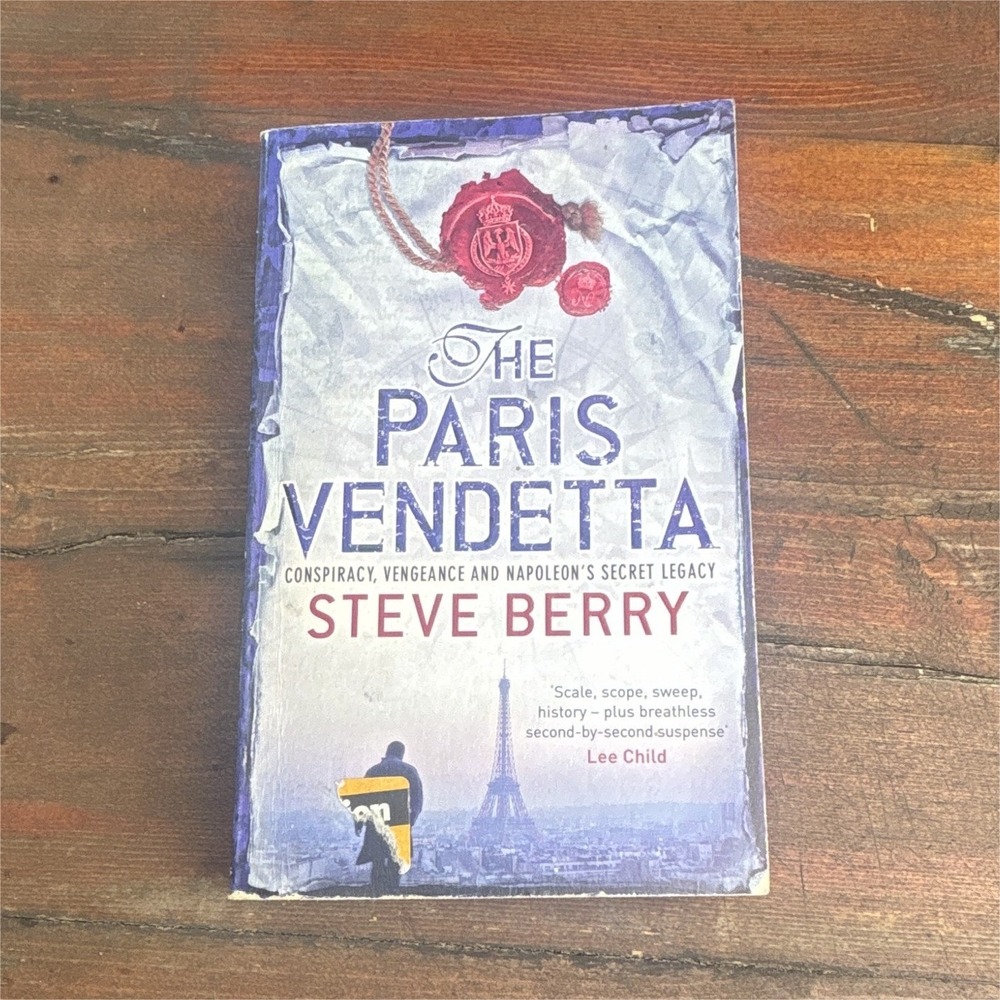 The Paris Vendetta Steve Berry Cotton Malone Ser. 2010 Paperback Inscribed